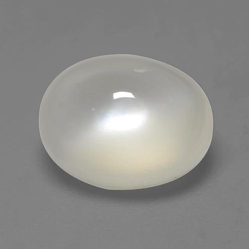 9,17 ctw natürlicher Cremeweiß Mondstein, Oval Schliff, Transparent