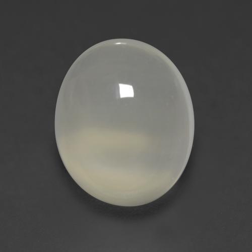 4,22 ctw natürlicher grauer Mondstein, Oval Schliff, Transparent