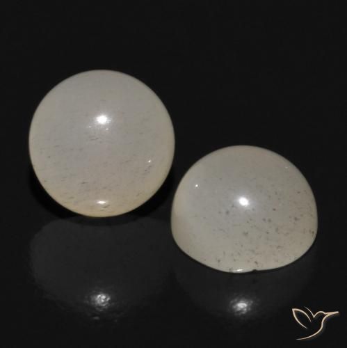 1.20 ct natürliche Helles warmes Braun Mondstein-Edelsteine, Runden, Lichtdurchlässig