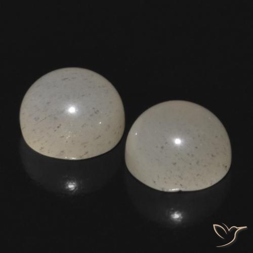 1.20 ct natürliche Helles warmes Braun Mondstein-Edelsteine, Runden, Lichtdurchlässig