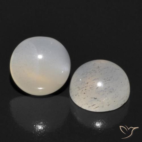 1.14 ct natürliche Mittel-Hellbraun Mondstein-Edelsteine, Runden, Lichtdurchlässig