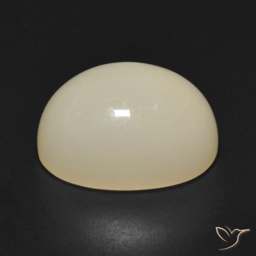 9,17 ctw natürlicher orange-gelb Mondstein, Oval, Lichtdurchlässig