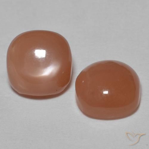 1.82 ct natürliche Mittelorange Mondstein-Edelsteine, Kissen, Lichtundurchlässig