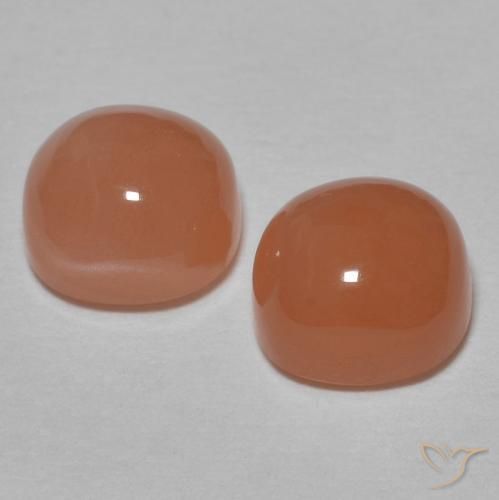 2.29 ct natürliche Apfelwein Mondstein-Edelsteine, Kissen, Lichtdurchlässig