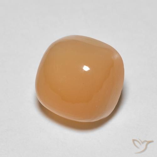 9,17 ctw natürlicher Orange-Gold Mondstein, Kissen, Lichtdurchlässig