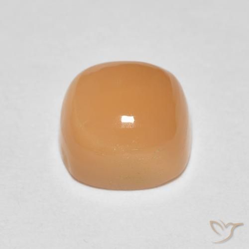 9,17 ctw natürlicher Orange-Gold Mondstein, Kissen, Lichtdurchlässig
