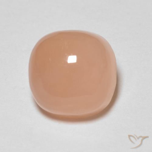 1.92ct Natürlicher Pfirsich-orange Mondstein, Kissen, Lichtdurchlässig