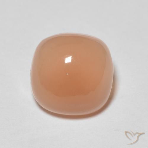 2.12ct Natürlicher Pfirsich-orange Mondstein, Kissen, Lichtdurchlässig