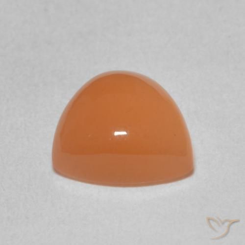 9,17 ctw natürlicher hellorange Mondstein, Trillion, Lichtdurchlässig
