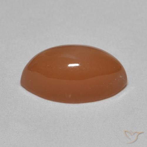 9,17 ctw natürlicher rötlich-orange Mondstein, Marquise, Lichtdurchlässig