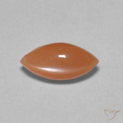 1.47ct Natürlicher rötlich-orange Mondstein, Marquise, Lichtdurchlässig