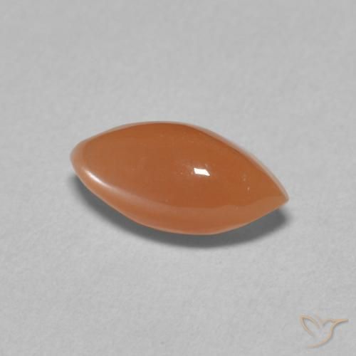 9,17 ctw natürlicher rötlich-orange Mondstein, Marquise, Lichtdurchlässig