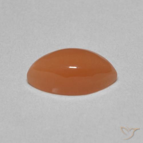 9,17 ctw natürlicher rötlich-orange Mondstein, Marquise, Lichtdurchlässig