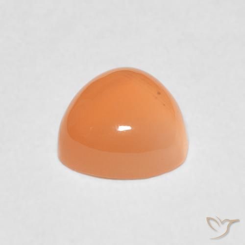 9,17 ctw natürlicher Medium Light-Orange Mondstein, Trillion, Lichtdurchlässig