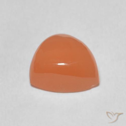 9,17 ctw natürlicher Mittelorange Mondstein, Trillion, Lichtdurchlässig