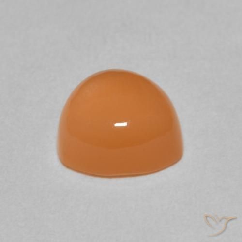 9,17 ctw natürlicher Mittelorange Mondstein, Trillion, Lichtdurchlässig