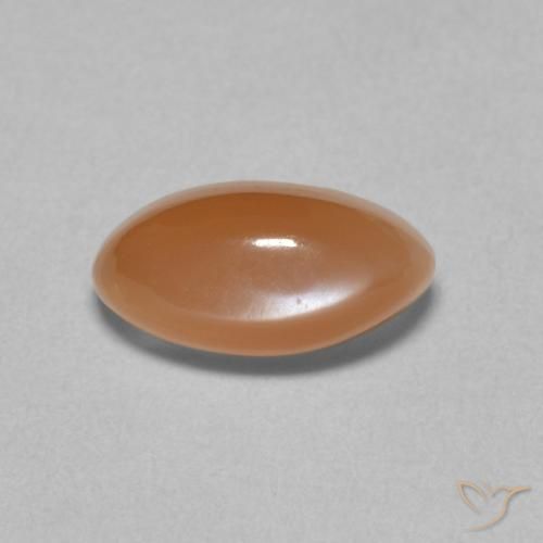 1.72ct Natürlicher hellorange Mondstein, Marquise, Lichtdurchlässig