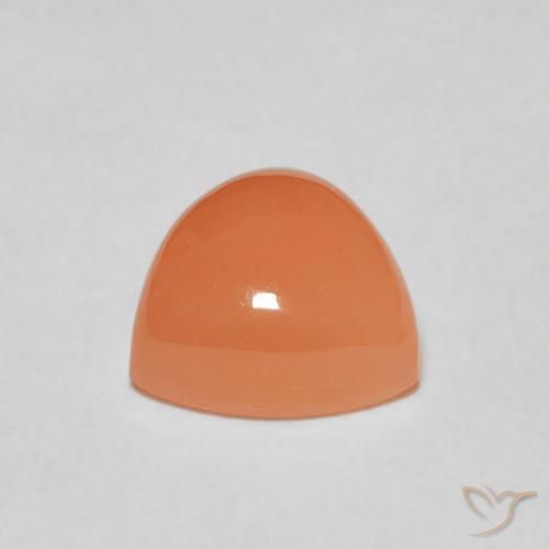 9,17 ctw natürlicher hellorange Mondstein, Trillion, Lichtdurchlässig