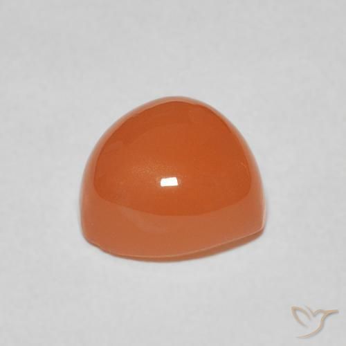 9,17 ctw natürlicher Mittelorange Mondstein, Trillion, Lichtdurchlässig