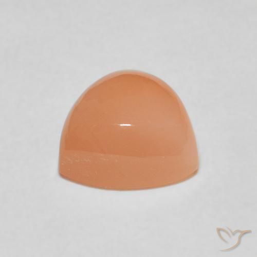 9,17 ctw natürlicher Medium Light-Orange Mondstein, Trillion, Lichtdurchlässig