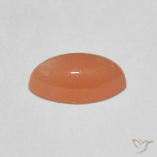 9,17 ctw natürlicher Mittelorange Mondstein, Marquise, Lichtdurchlässig