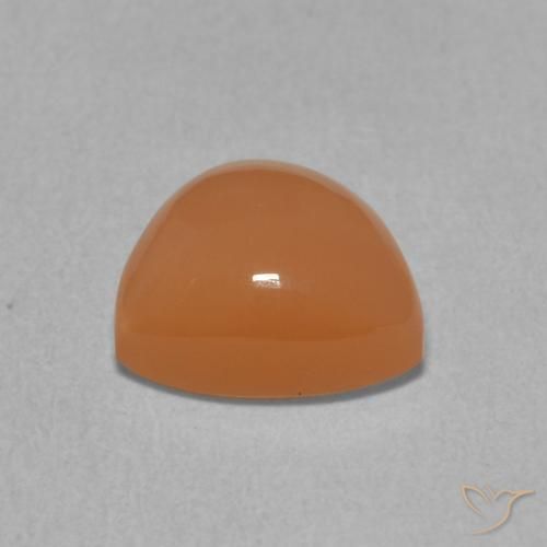 9,17 ctw natürlicher rötlich-orange Mondstein, Trillion, Lichtdurchlässig
