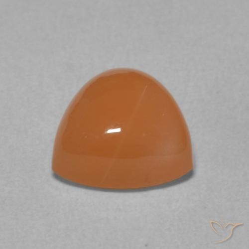 9,17 ctw natürlicher Mittelorange Mondstein, Trillion, Lichtdurchlässig