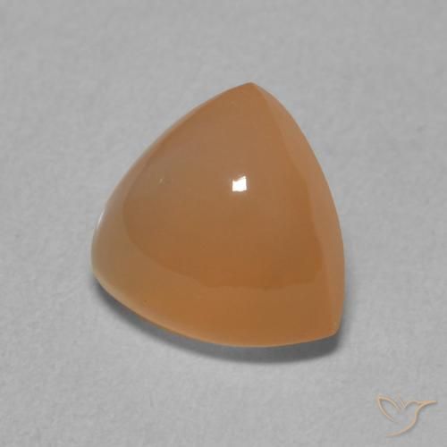 9,17 ctw natürlicher Mittelorange Mondstein, Trillion, Lichtdurchlässig