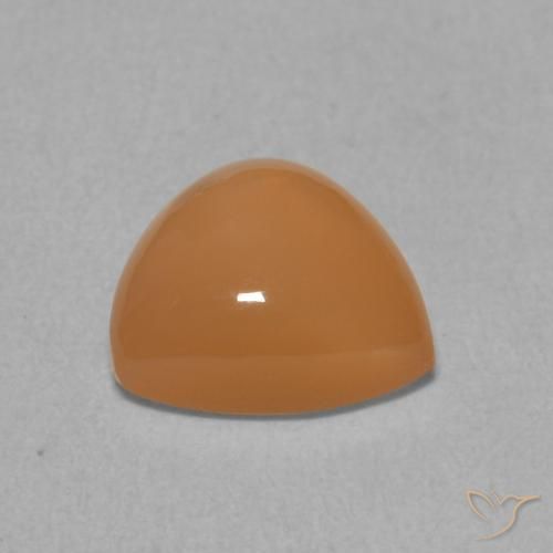 9,17 ctw natürlicher Mittelorange Mondstein, Trillion, Lichtdurchlässig