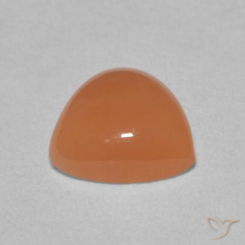 9,17 ctw natürlicher hellorange Mondstein, Trillion, Lichtdurchlässig