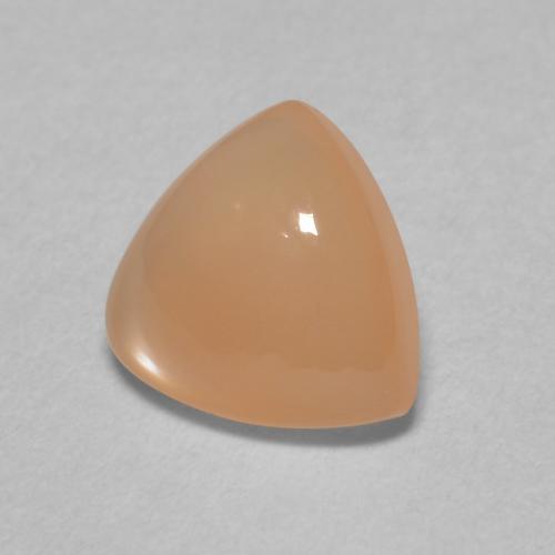9,17 ctw natürlicher Medium Light-Orange Mondstein, Trillion, Lichtdurchlässig