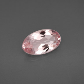 1,56 ctw natürlicher rosafarbener Morganit, Oval Schliff, VS