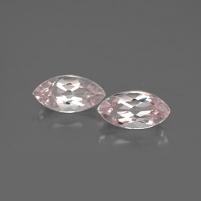  ct natürliche hellrosa Morganit-Edelsteine, Marquise, VVS
