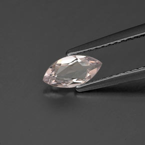 0,35 ctw natürlicher rosafarbener Morganit, Marquise, VS
