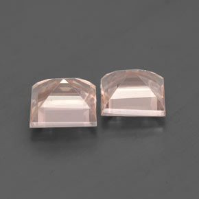  ct natürliche hellrosa Morganit-Edelsteine, Quadrat, VS