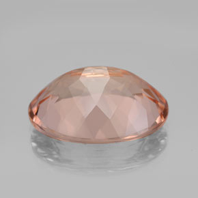 10,55 ctw natürlicher rosafarbener Morganit, Oval Schliff, VVS
