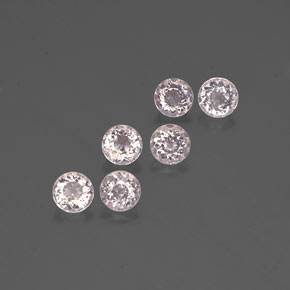  ct natürliche hellrosa Morganit-Edelsteine, Rund Schliff, VS