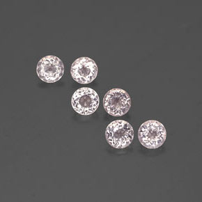 2,17 ct natürliche rosafarbener Morganit-Edelsteine, Rundschliff, VS