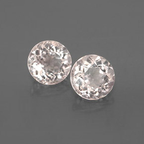  ct natürliche hellrosa Morganit-Edelsteine, Rund Schliff, VS