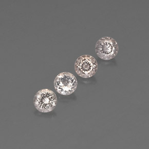  ct natürliche hellrosa Morganit-Edelsteine, Rund Schliff, VVS-VS