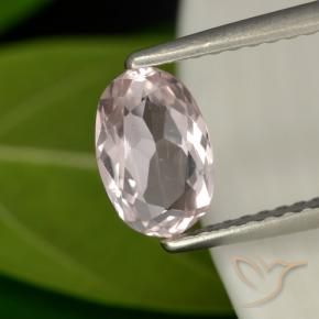 9,17 ctw natürlicher Flamingorosa Morganit, Oval, VVS-VS