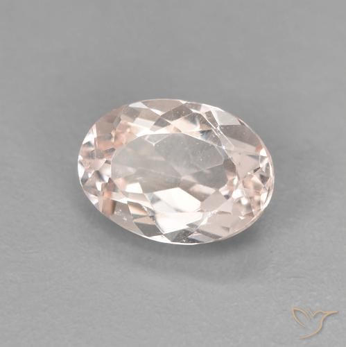 9,17 ctw natürlicher Medium Light-Pink Morganit, Oval, VVS-VS