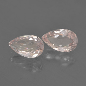 1,09 ct natürliche rosafarbener Morganit-Edelsteine, Birnenform, VVS-VS