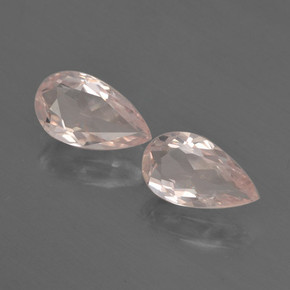 0,95 ct natürliche rosafarbener Morganit-Edelsteine, Birnenform, VVS