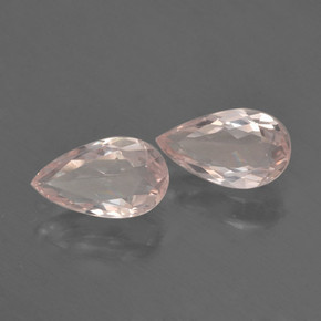 0,95 ct natürliche rosafarbener Morganit-Edelsteine, Birnenform, VVS