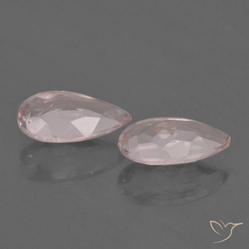1.14 ct natürliche Korallenrosa Morganit-Edelsteine, Birnenform, VVS-VS