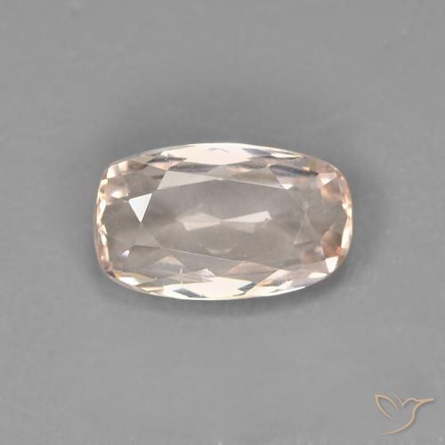 0.76ct Natürlicher Sehr helles Rosa Morganit, Kissen, VVS-VS
