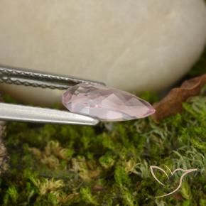9,17 ctw natürlicher Mittel-Hellrosa Morganit, Birnenform, VVS