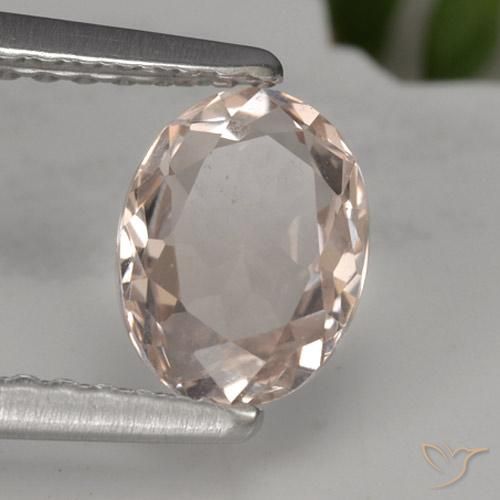 9,17 ctw natürlicher Mittelrosa Morganit, Oval, VVS