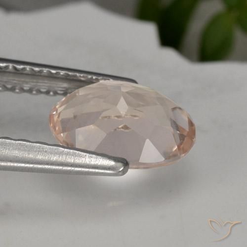 9,17 ctw natürlicher Mittelrosa Morganit, Oval, VVS
